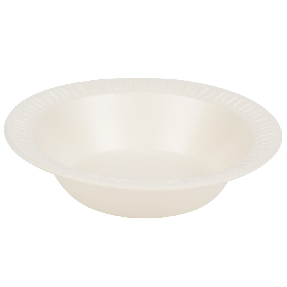 Dart 3.5BWHQ Quiet Classic 3.54 oz. Honey Laminated Round Foam Bowl