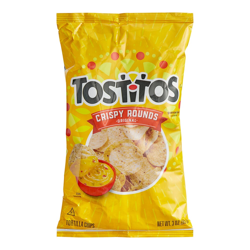 Tostitos Bite Size Rounds Tortilla Chips 3 oz. 28/Case