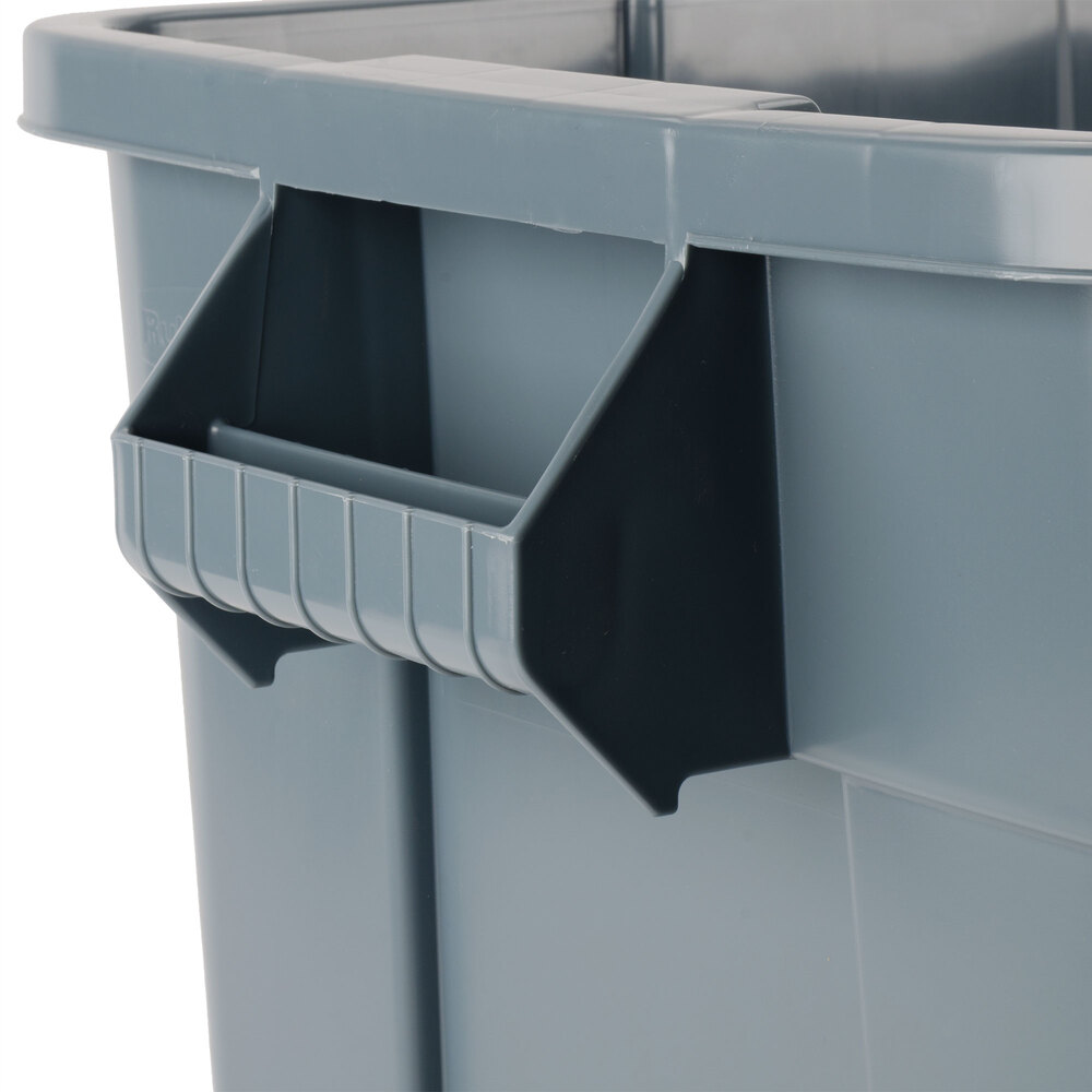Rubbermaid Commercial Brute 20 Gal. Gray Storage Tote with Lid - Bliffert  Lumber and Hardware