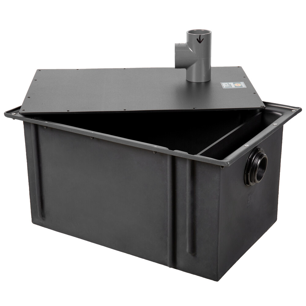 Zurn Elkay GT270250 100 lb. 50 GPM Polyethylene Grease Trap with 3