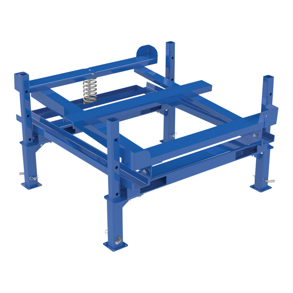 Tilt Storage Rack Vestil Blue Steel Intermediate Bulk Container Tilt Stand with ...