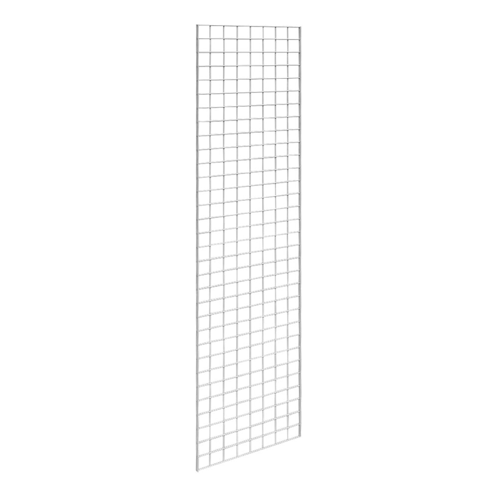 Econoco 24" x 96" White Steel Grid Panel