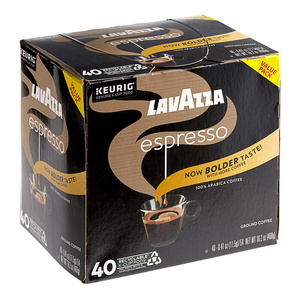 Lavazza Espresso Italiano Coffee Single Serve Keurig® KCup® Pods 40/Box
