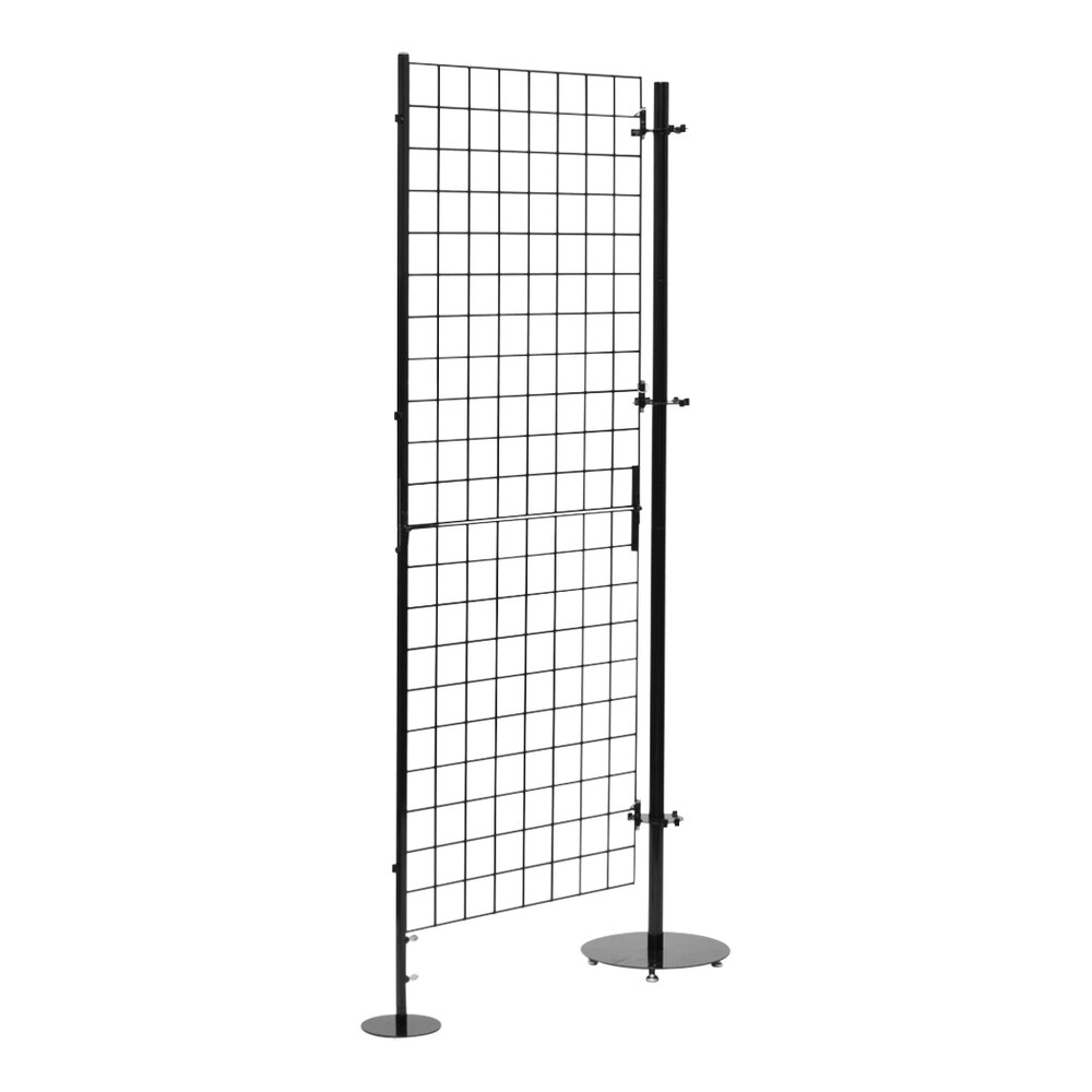 Grid go star 31 x 12 x 70 black steel folding display starter panel