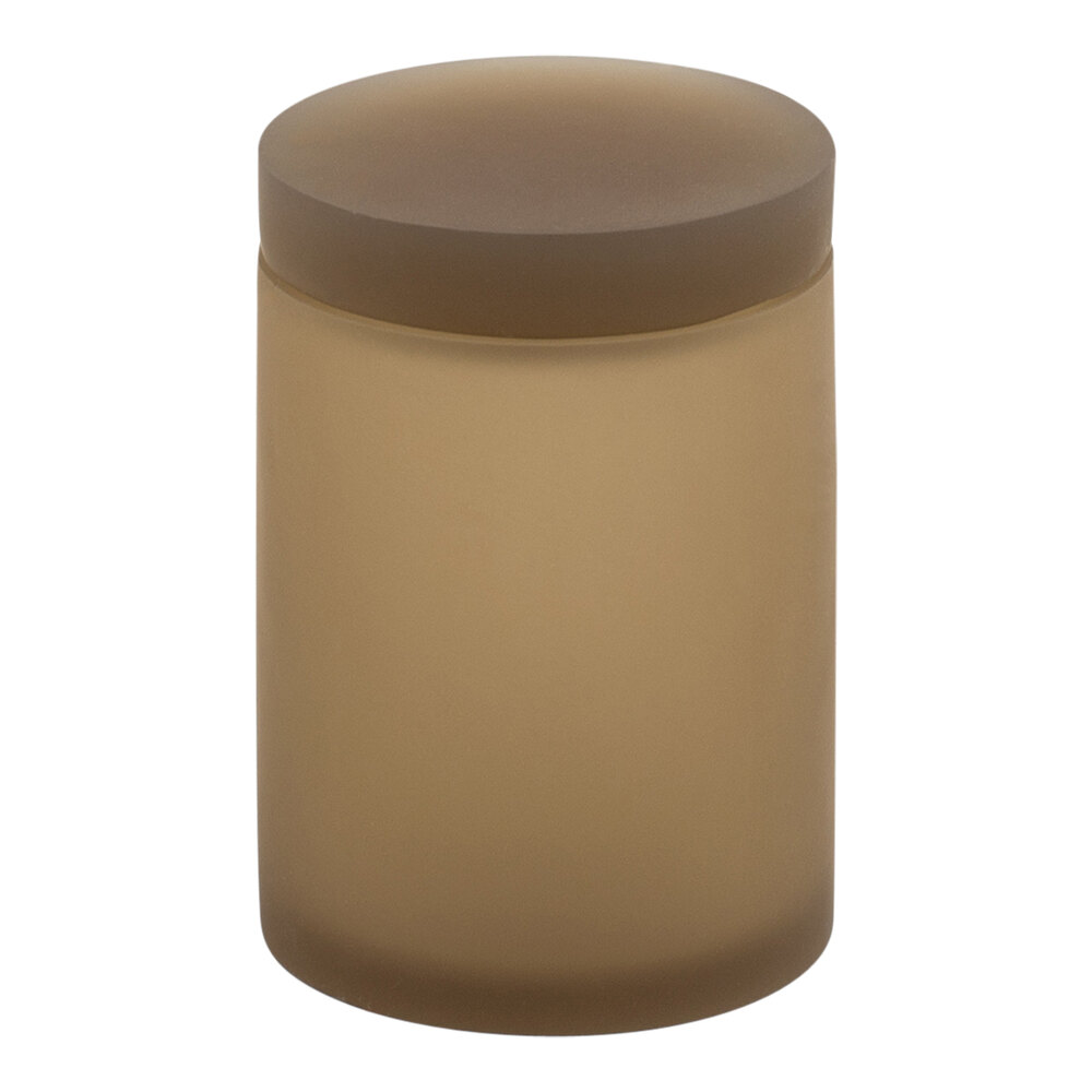room360 Nassau 3" Nutmeg Storage Jar with Lid RJR010BRR12 6/Pack