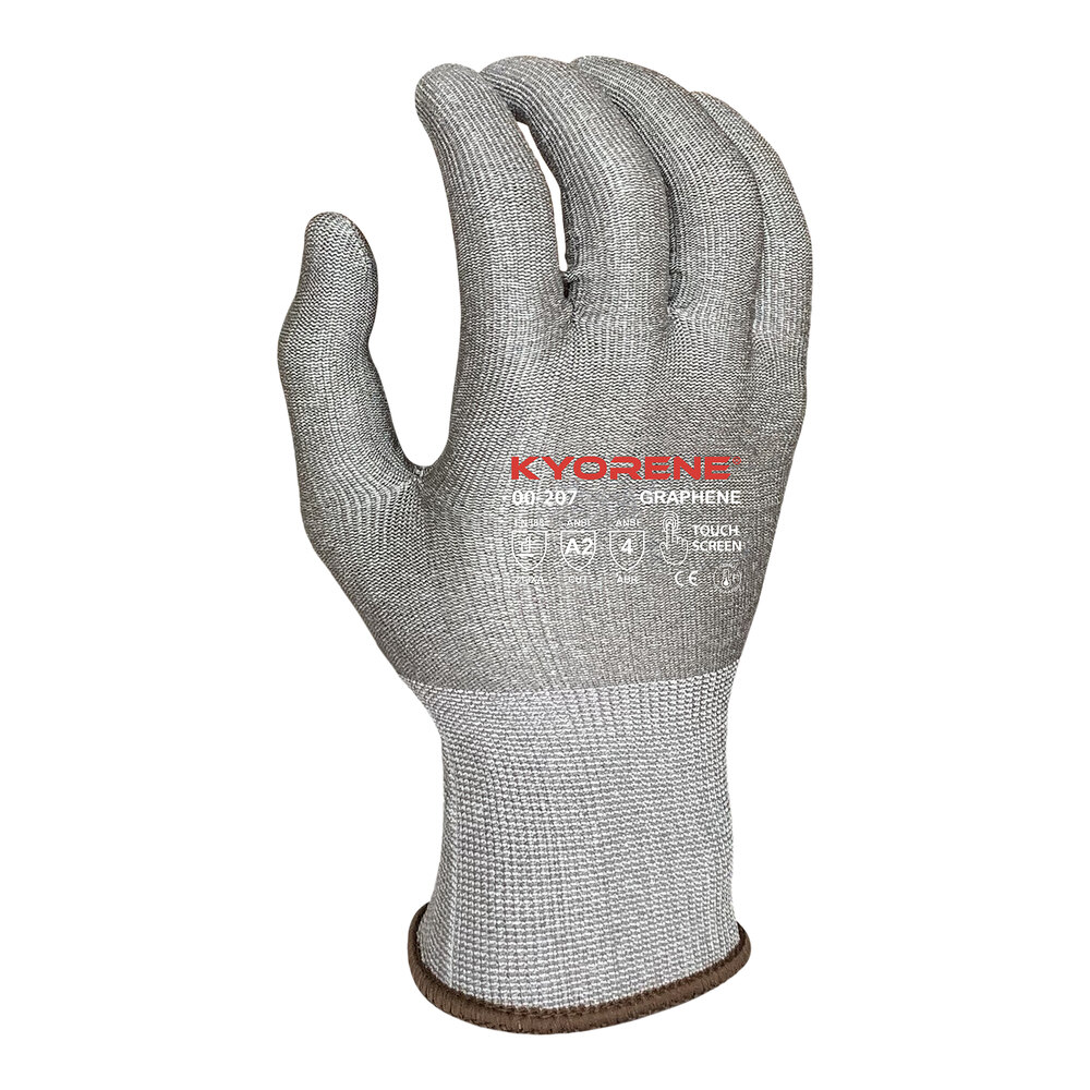 Armor Guys Kyorene 00-207-M Gray 15 Gauge A2 Graphene Glove Liners - Medium