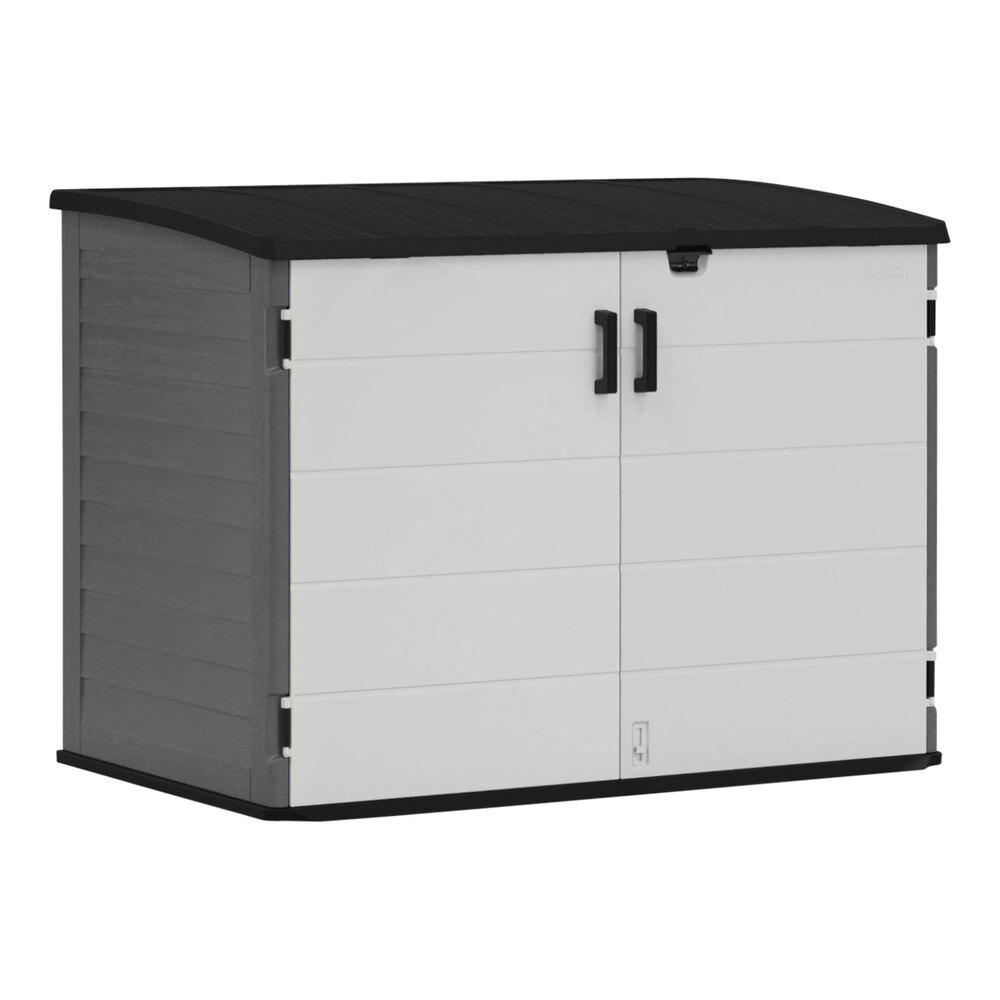 Suncast Stow-Away 70 cu. ft. Peppercorn Horizontal Storage Shed