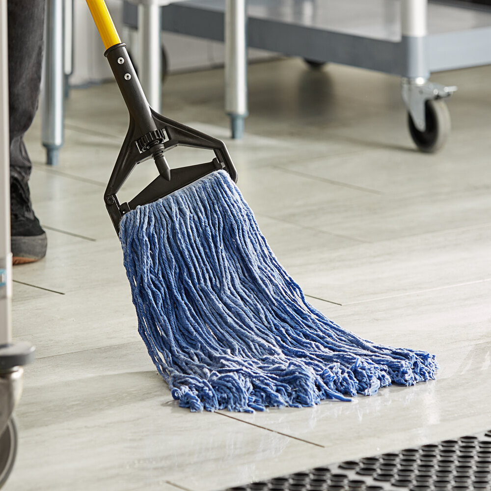 16 oz. #24 Blue Rayon Cut-End Mop Head with 1
