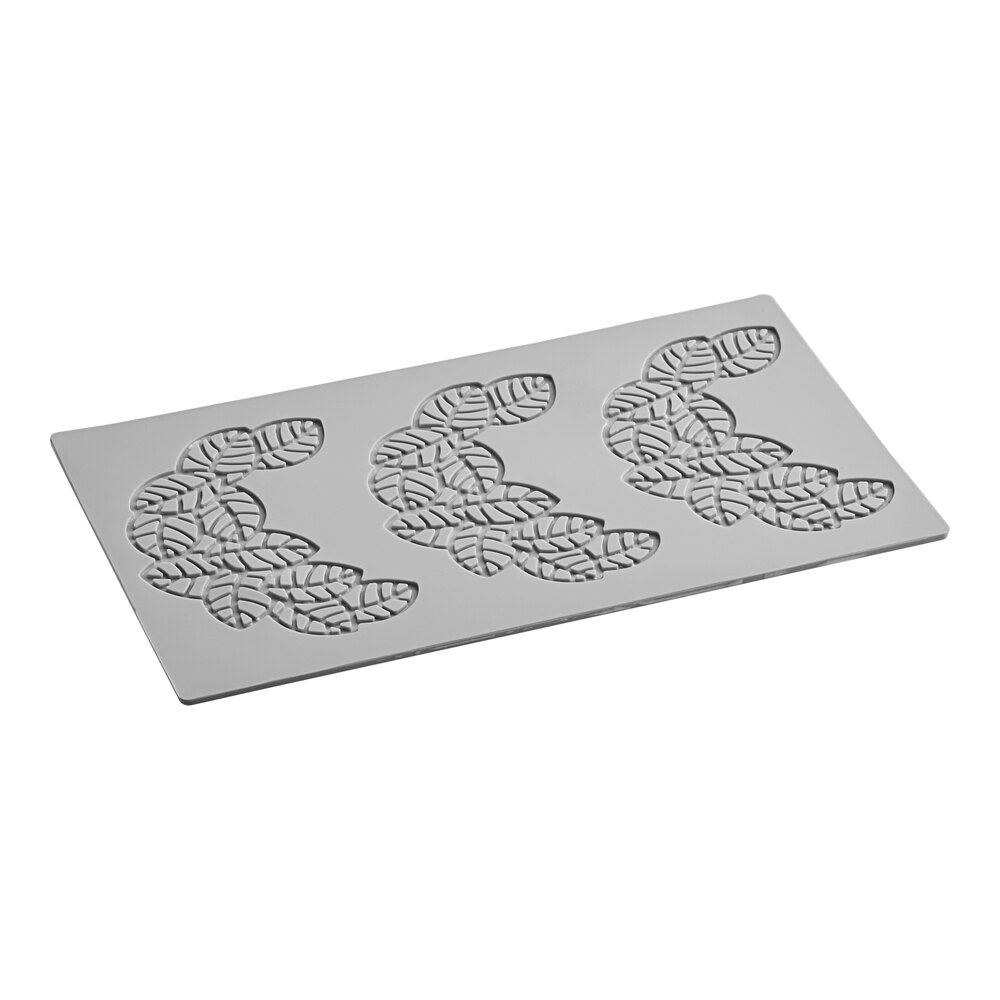 Pavoni Pavodecor 3 Compartment Leaves Silicone Baking Mold PR001S 5 1