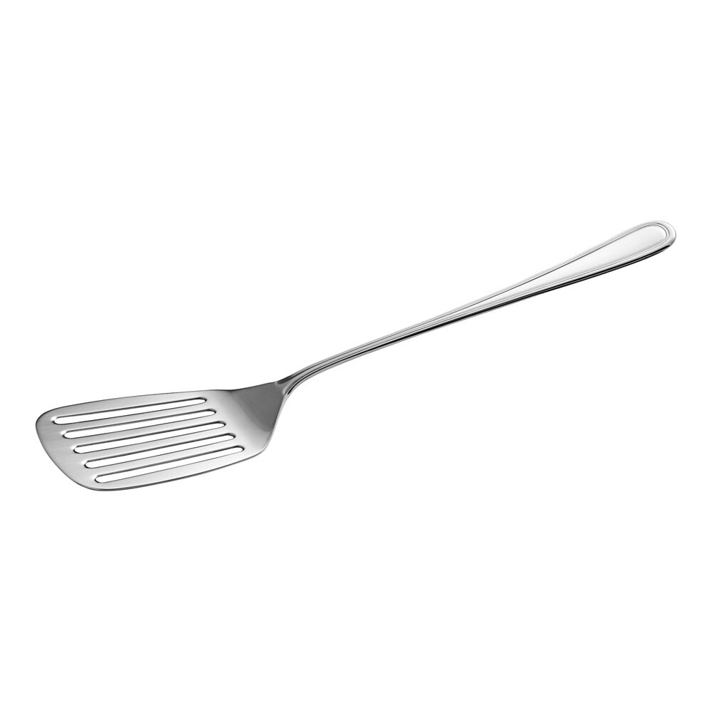 Acopa Edgeworth 12 3/4 18/8 Stainless Steel Extra Heavy Weight Slotted Turner