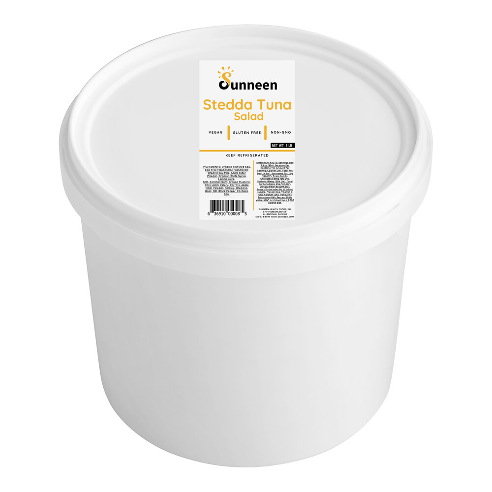 Sunneen ReadytoServe Vegan Stedda Tuna Salad 4 lb.