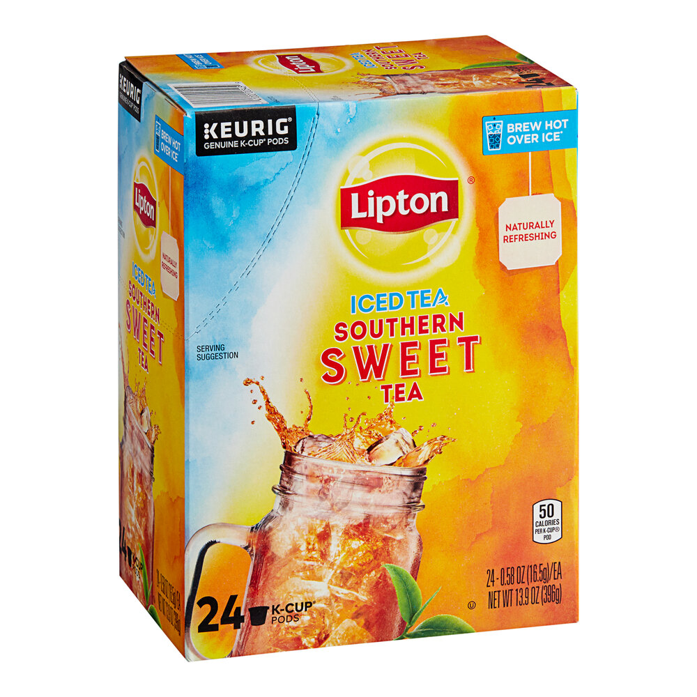 Lipton Southern Sweet Iced Tea Single Serve Keurig® KCup® Pods 24/Box