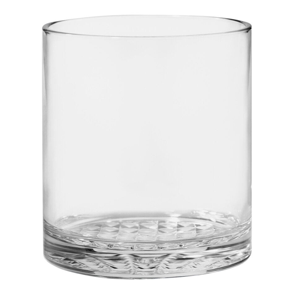 TOSSWARE Reserve Set 4 Bicchieri Scanalati In Tritan 350 Ml – Infrangibili, Lavabili In Lavastoviglie E Adatti A Microonde E Freezer