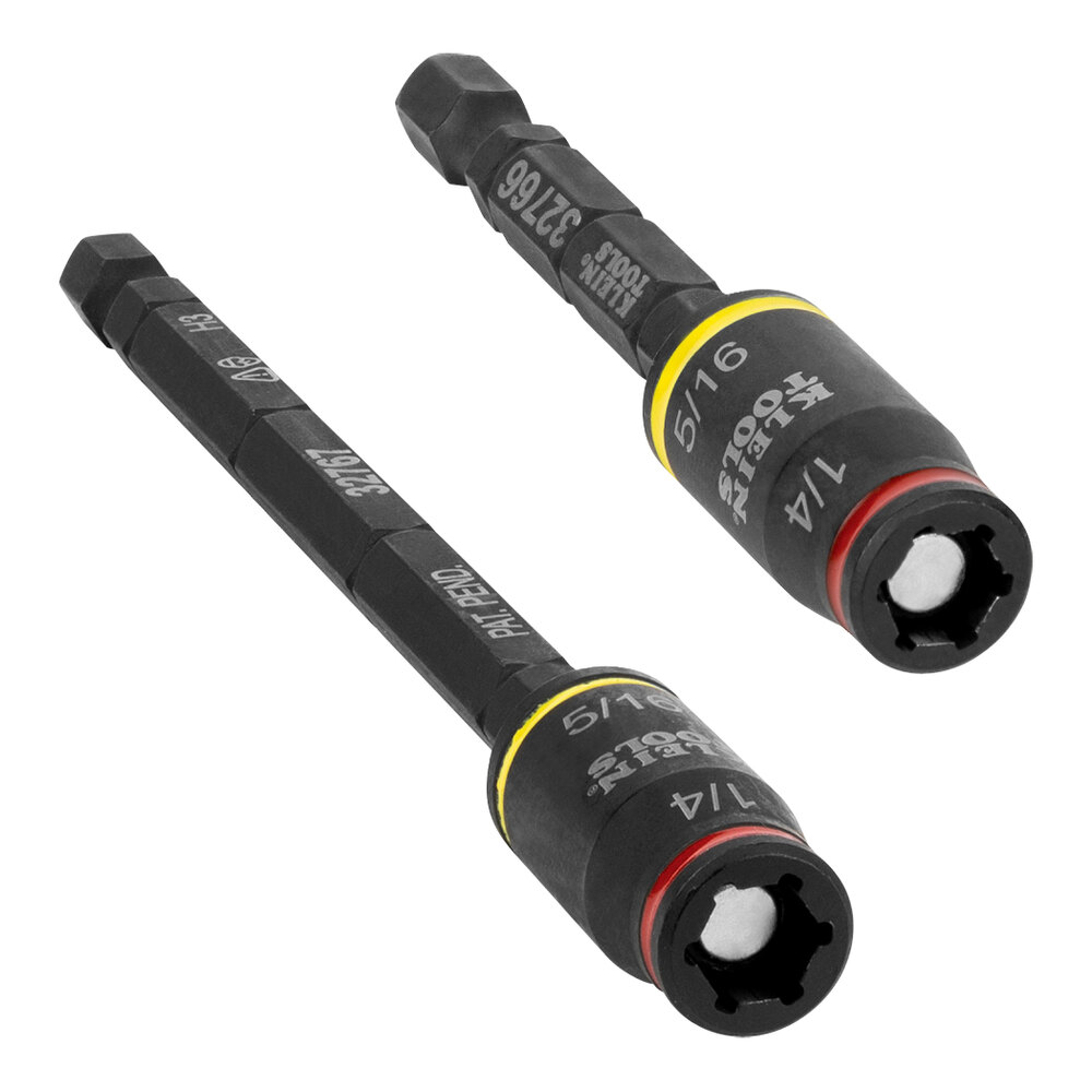 Klein Tools 2-Piece 3-in-1 Impact Flip Socket Set 32768