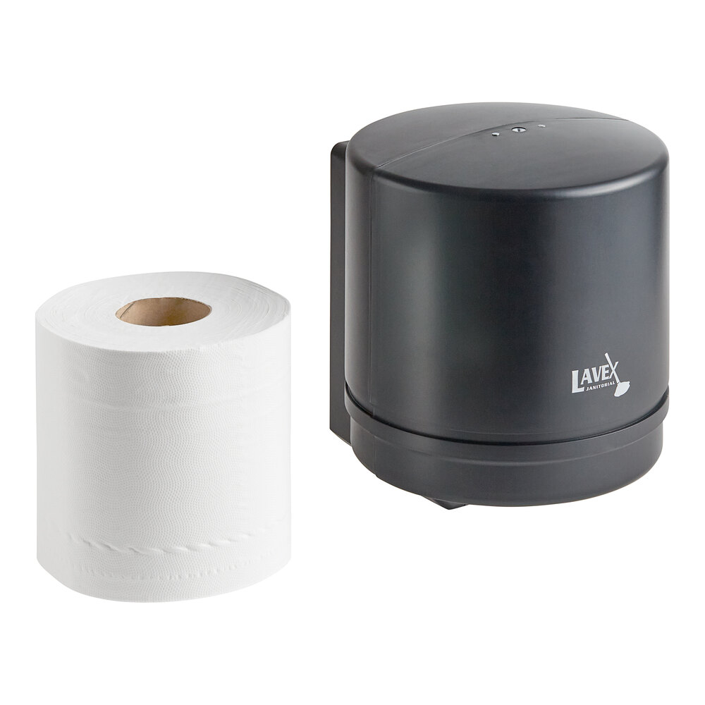 Lavex Translucent Black SelfAdjusting Center Pull Paper Towel