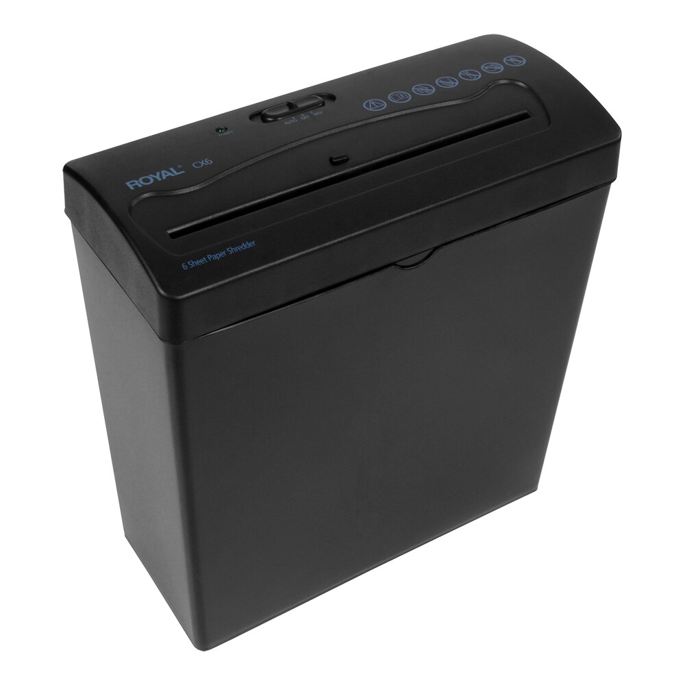 Royal CX6 29183G 6 Sheet Cross-Cut Shredder with 1.5 Gallon Basket