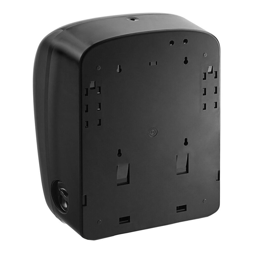 Black Manual Pull-Activated Paper Towel Dispenser