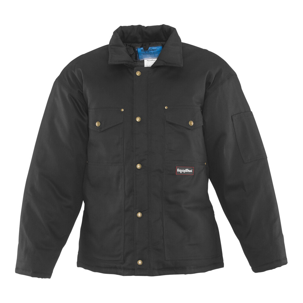 RefrigiWear ComfortGuard Black Utility Jacket 0630RBLKXLG XL