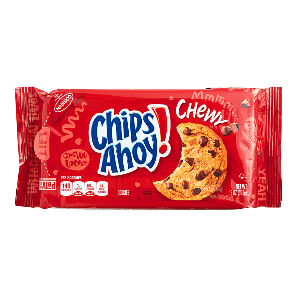 Nabisco Chips Ahoy! Chewy Chocolate Chip Cookies 13 oz. 12/Case