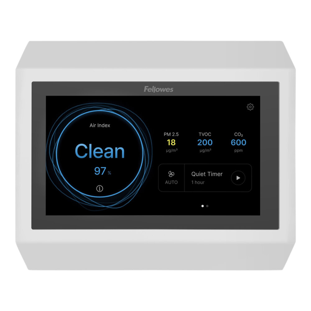 Fellowes Array Lookout 5885901 White WallMount Air Quality Monitor