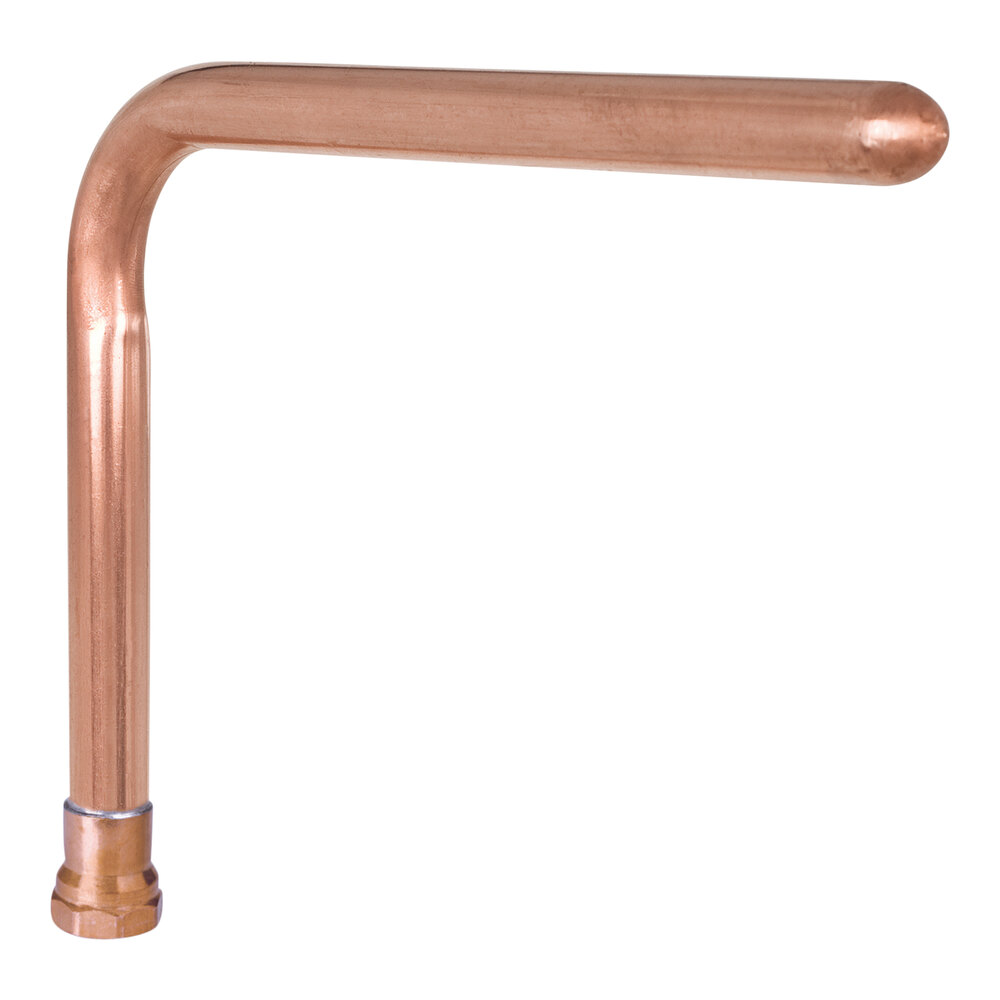 Sioux Chief 61367F 7" x 6" Copper Tub Spout Stub Out Elbow with 1/2