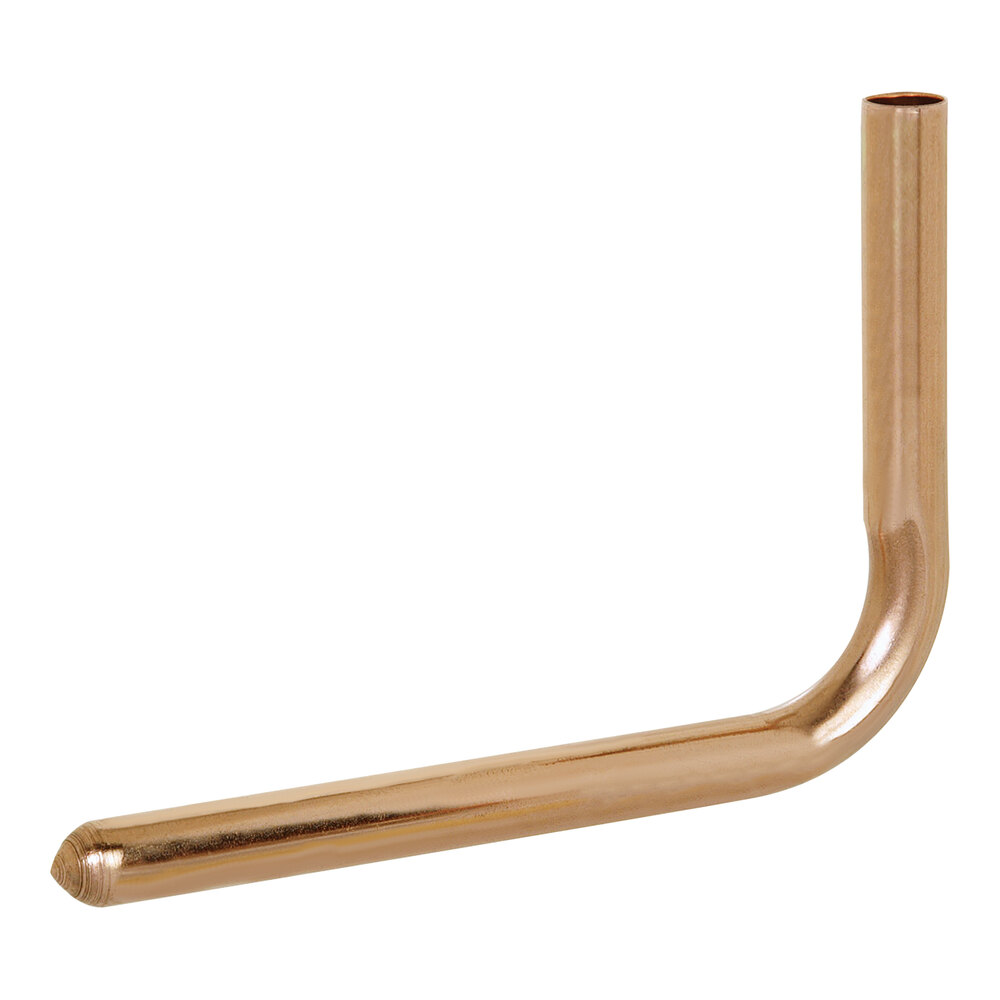 Sioux Chief 61367 7" x 6" Copper Tub Spout Stub Out Elbow with 1/2