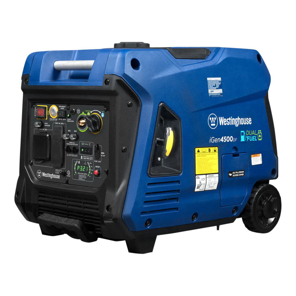Westinghouse iGen4500DF 224 CC Dual Fuel Portable Inverter Generator