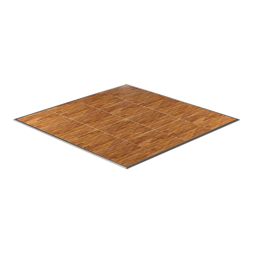 California Portable Dance Floor 16' x 16' New England Plank Composite Laminate Portable Dance