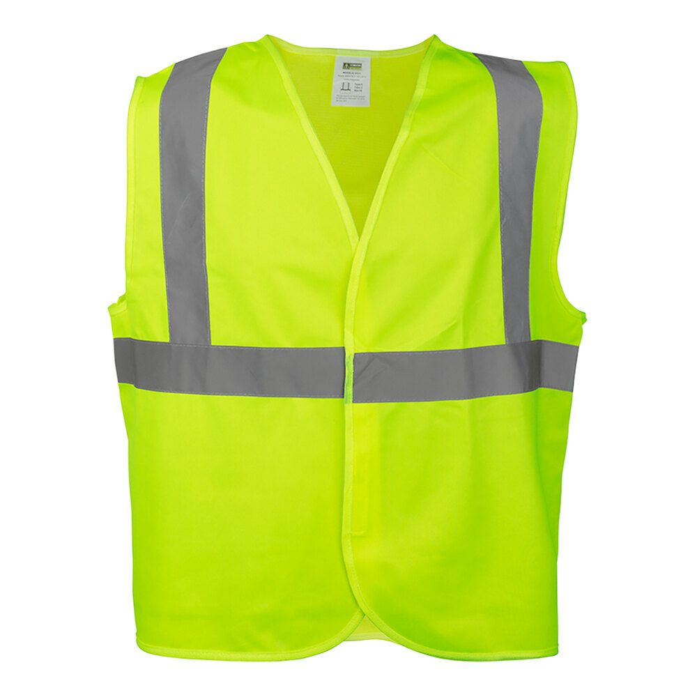 Cordova Lime Type R Class II High Visibility Safety Vest with Hook ...