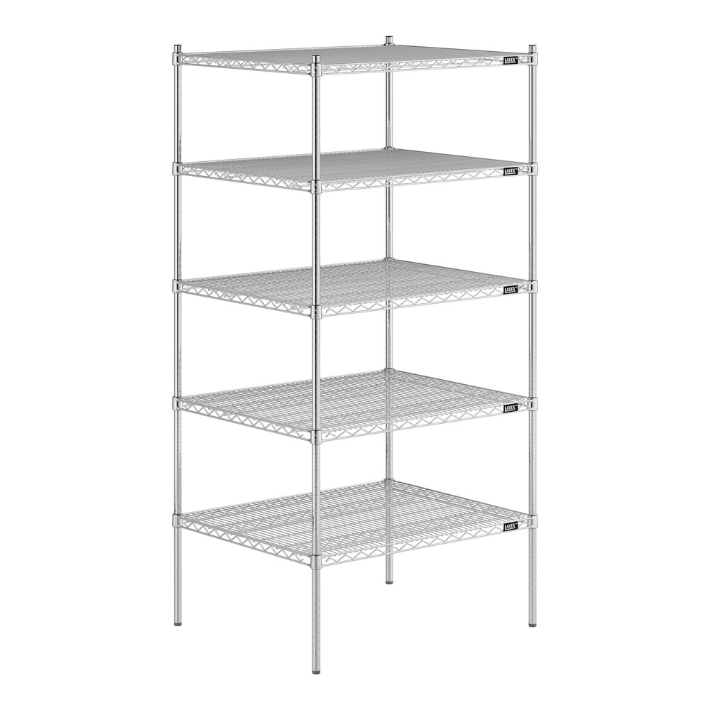 thumbnail image 2 of Commercial Chrome Wire Wall Shelf - 14" X 36", NSF Listed For Kitchen, Restaurant, Or Workshop Storage 2 of 12