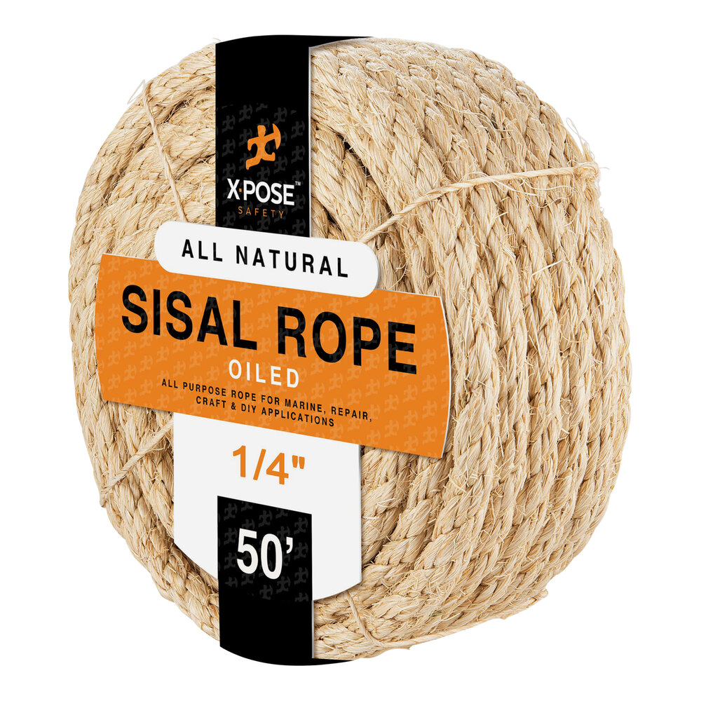 Sisal Rope Loops Xpose Safety 1/4