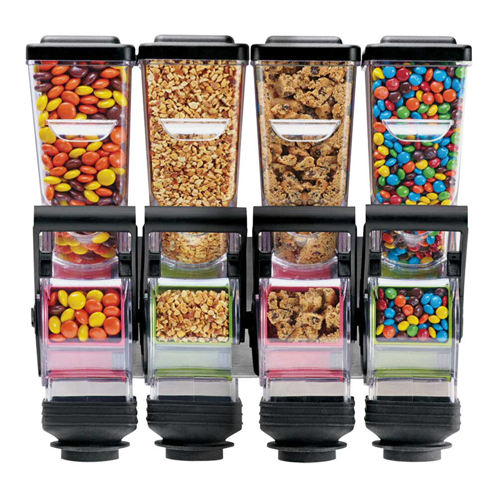 Server SlimLine 1.4 Liter 4Quad WallMount Food and Candy Dispenser 89267