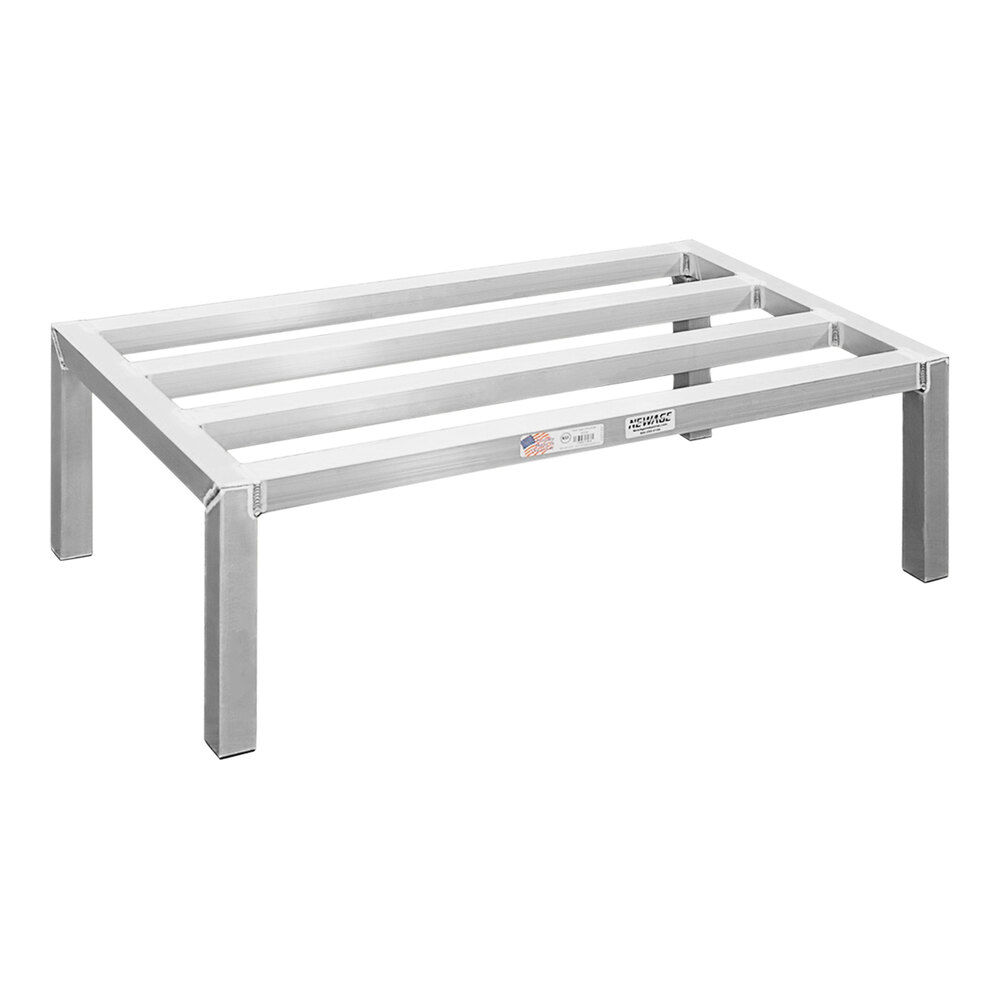 New Age 6000 Series 36" x 20" x 12" Aluminum Dunnage Rack - 2,000 lb ...