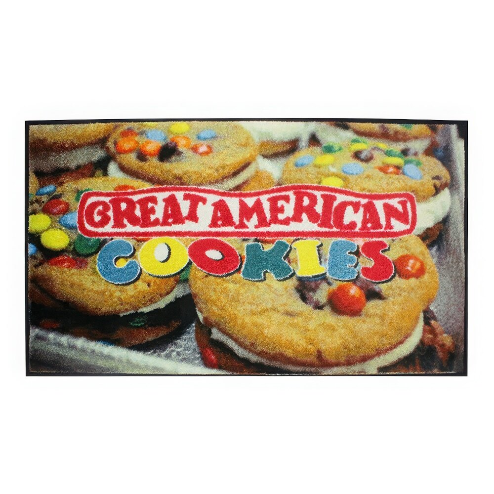Logo Backing M+A Matting ColorStar Impressions 3' x 10' Customizable Logo Mat with ...