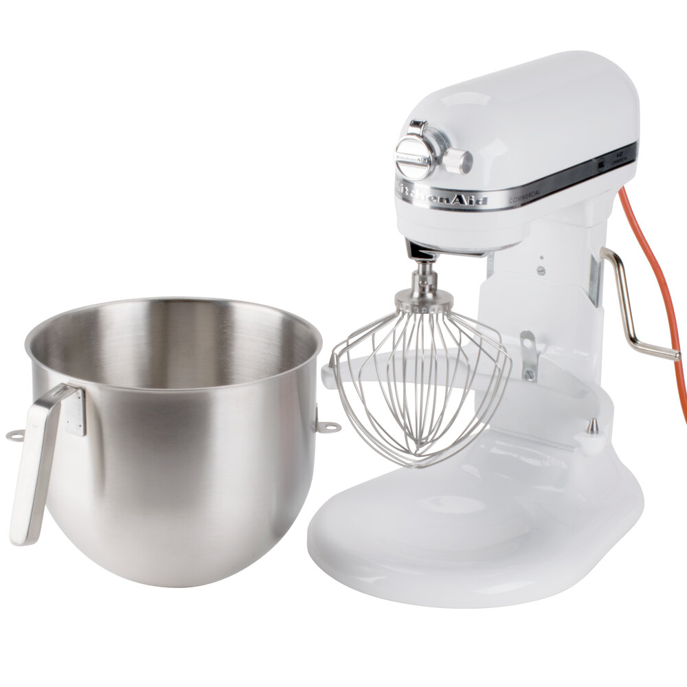 KitchenAid KSM8990WH White Commercial Mixer (8 qt)