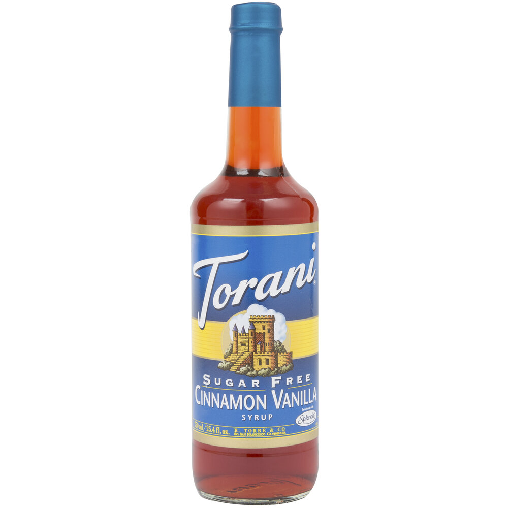 Torani SugarFree Cinnamon Vanilla Flavoring Syrup 750 mL