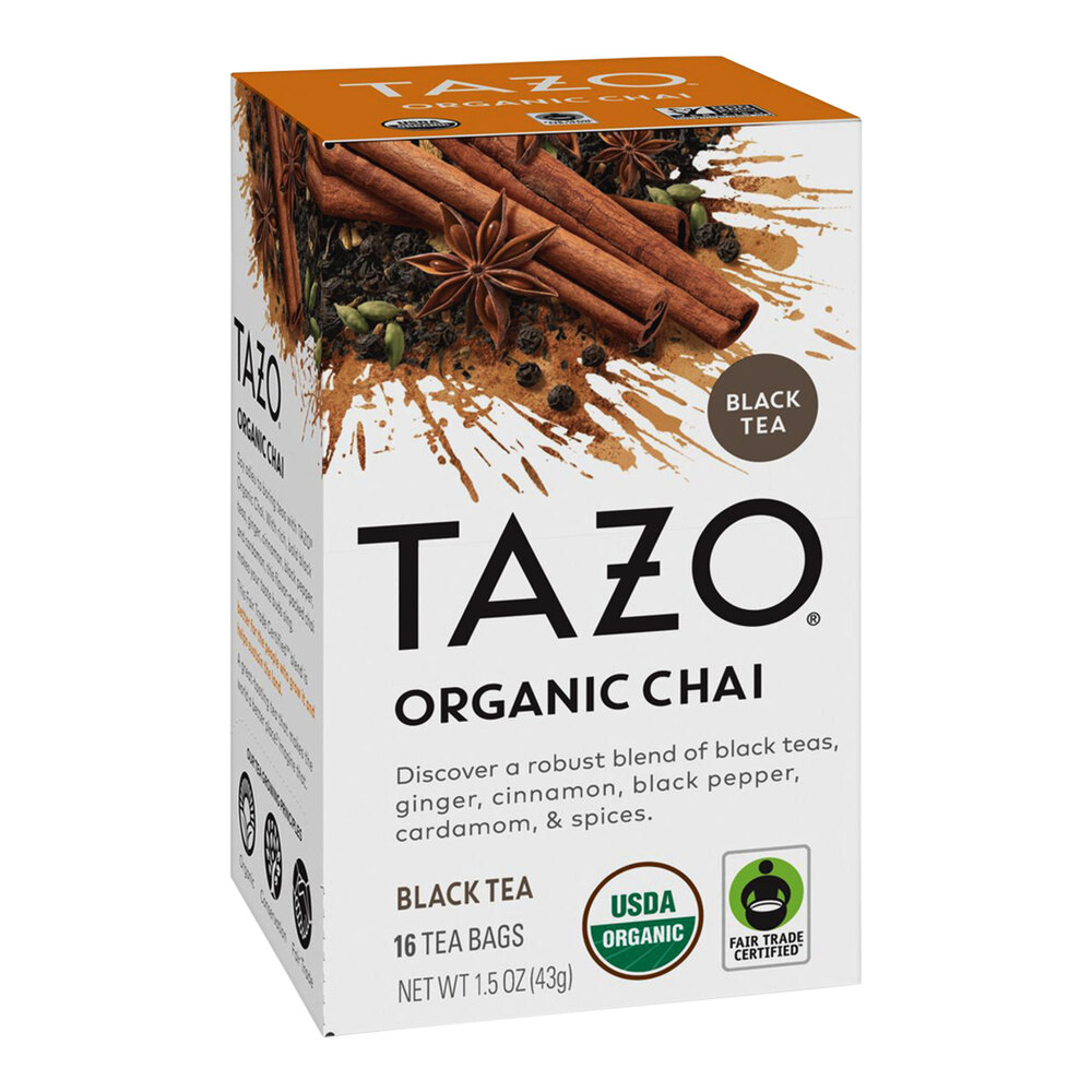 Tazo Organic Chai Tea Bags 16/Box