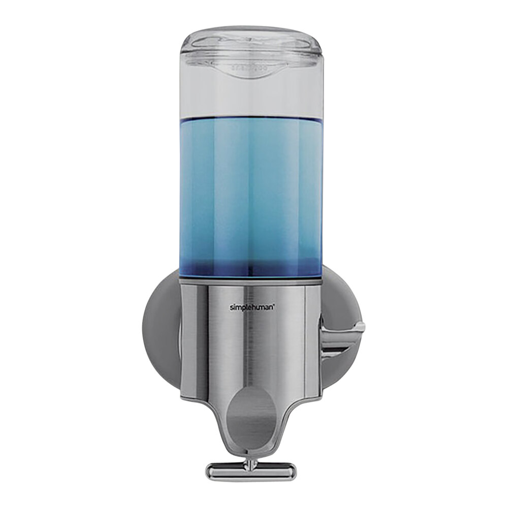 Simplehuman Baseling simplehuman BT1034 15 fl. oz. Stainless Steel Single Pump Soap Dispenser