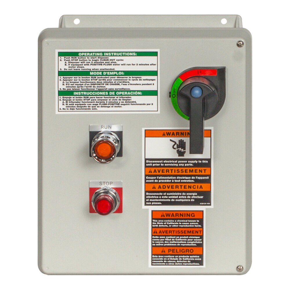 Red Goat RAC2-10L Control Panel with Overload Relay for C10P-R - 200 ...