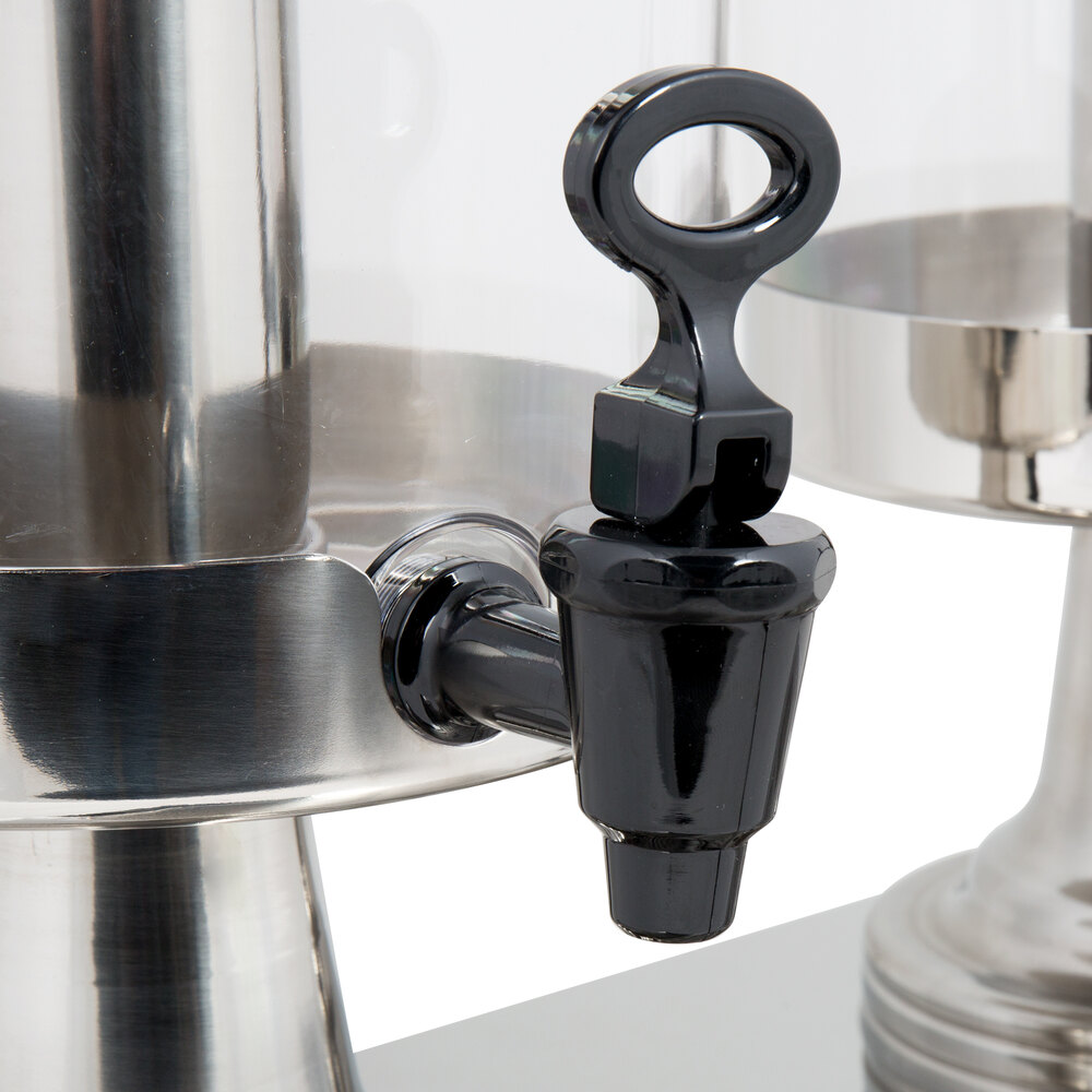 Choice 4.2 Gallon Stainless Steel Double Beverage Dispenser