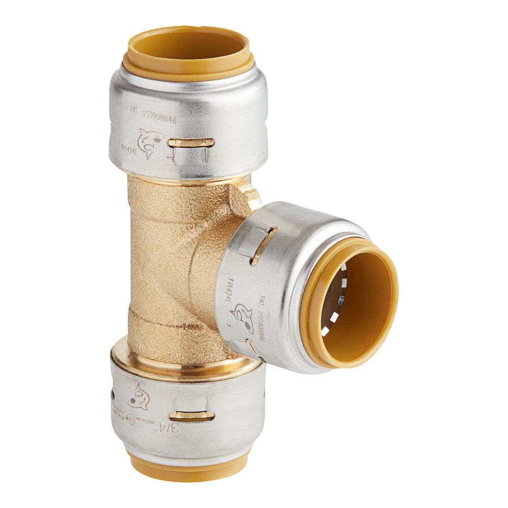 SharkBite U370LFA Tee Plumbing Pipe Connector 3/4 In, PEX Fittings SharkBite U370LFA Tee Plumbing Pipe Connector 3/4 In, PEX Fittings