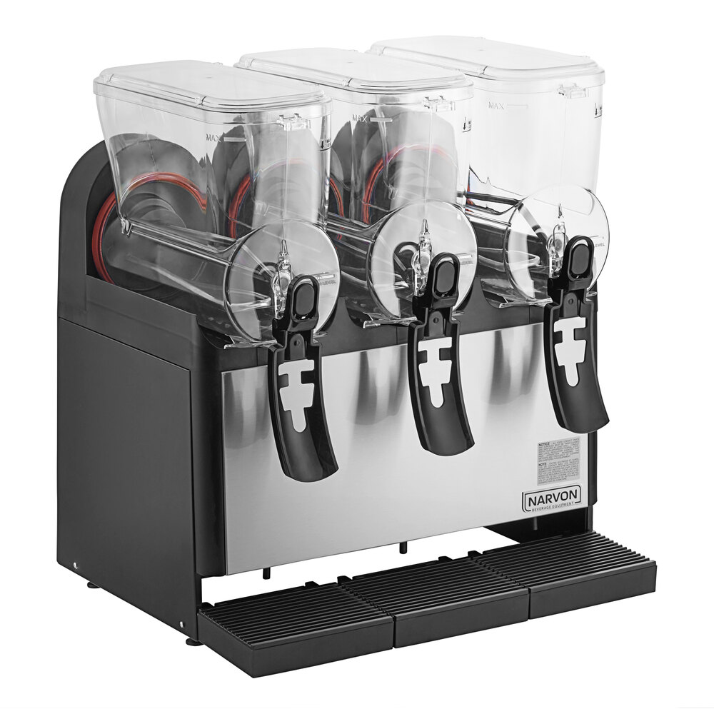 Narvon Triple 3 Gallon Bowl Refrigerated Beverage Dispenser - 115V