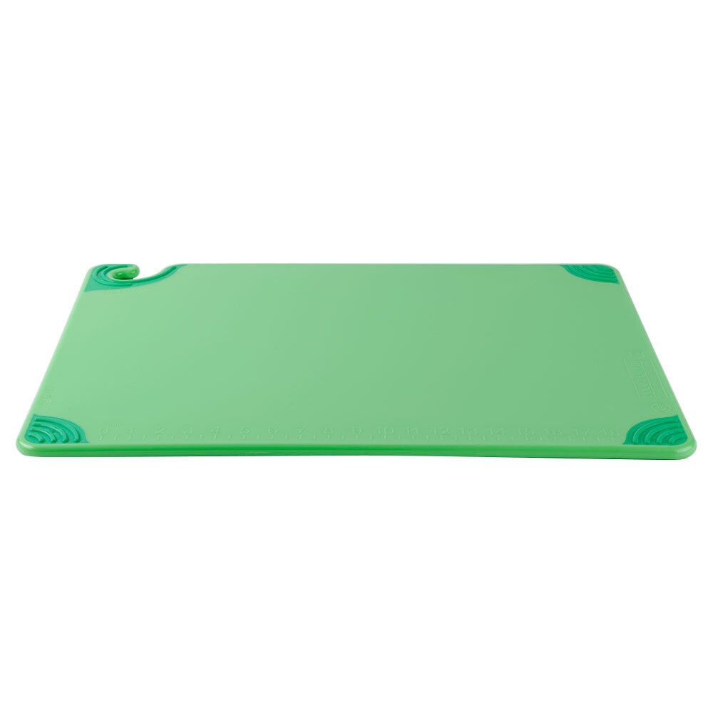San Jamar Saf-T-Grip® Plastic Cutting Board Set - 18L x 12W x 1/2H