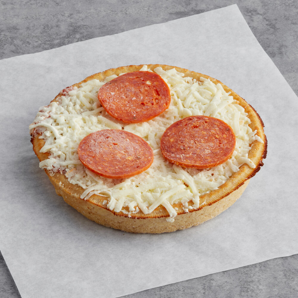 Tony's Deep Dish Whole Grain Turkey and Beef Pepperoni Pizza 5" 60/Case