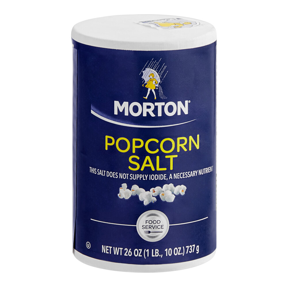 Morton Popcorn Salt 26 oz. 24/Case