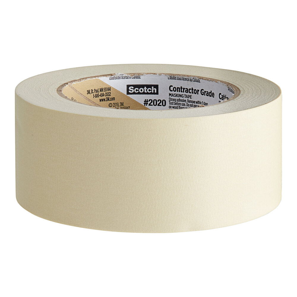 3M Scotch™ 1 7/8" x 60 1/8 Yard Contractor Grade Masking Tape