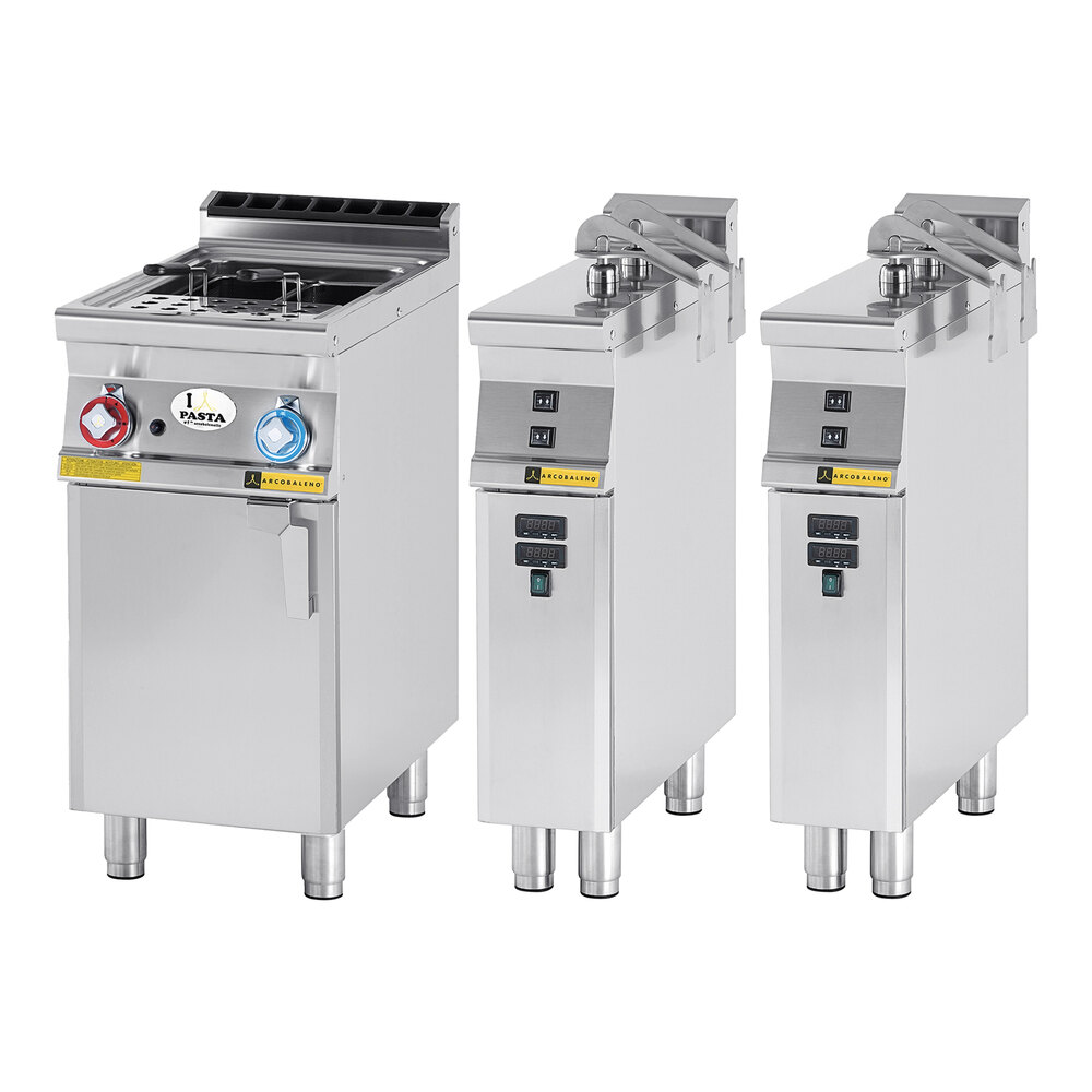 Arcobaleno APCG28L Aurora 7 Gallon Liquid Propane Pasta Cooker with (2 ...