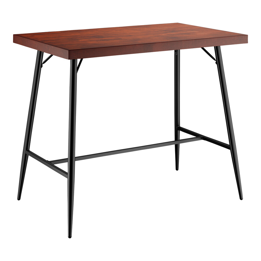 Lancaster Table & Seating Mid-Century 30" x 48" Bar Height Butcher ...