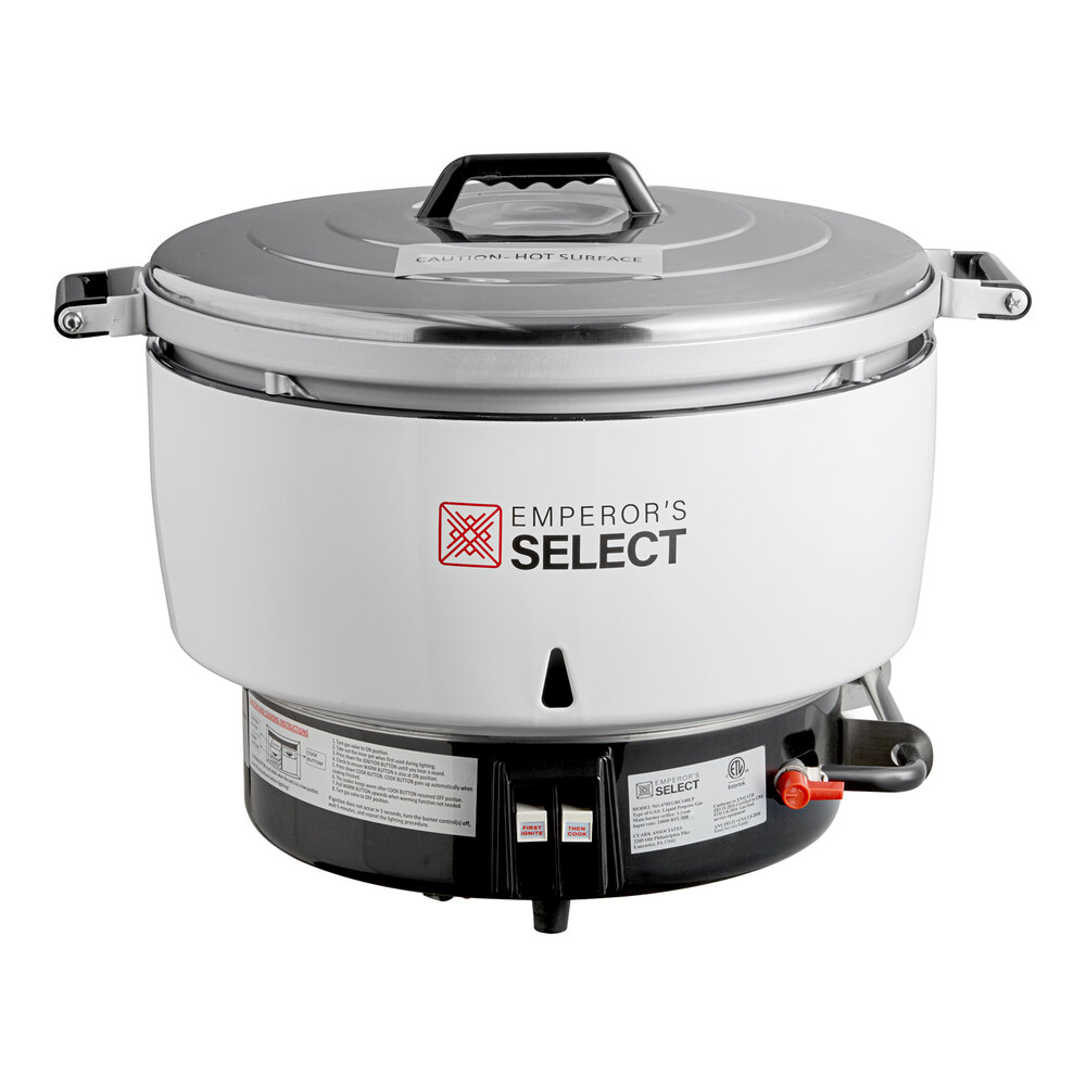 Propane Rice Cooker Emperor's Select EGRC Liquid Propane 140 Cup (70 Cup Raw) Gas Rice ...