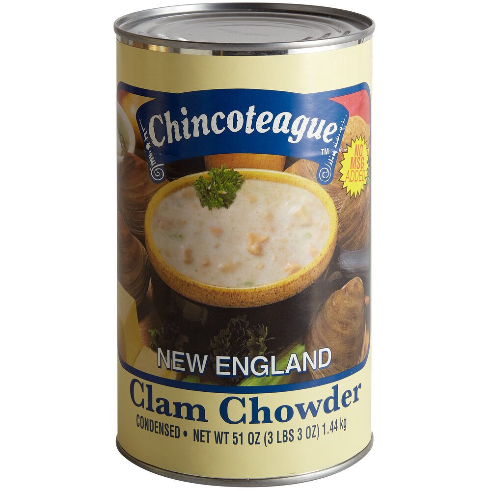 Chincoteague Condensed New England Clam Chowder 51 oz. Can